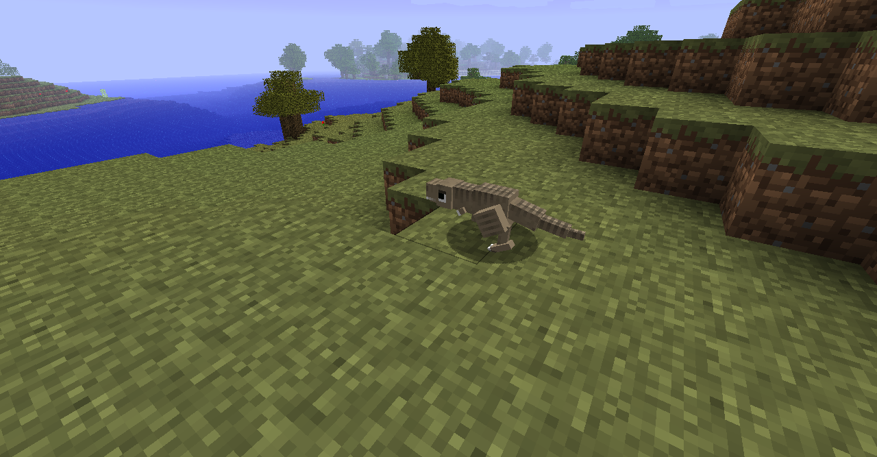 Tyrannosaurus in a field.